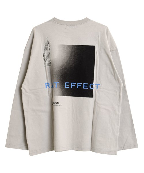 RAT EFFECT(ラット エフェクト)/グラデーションプリントロングTシャツ/img13