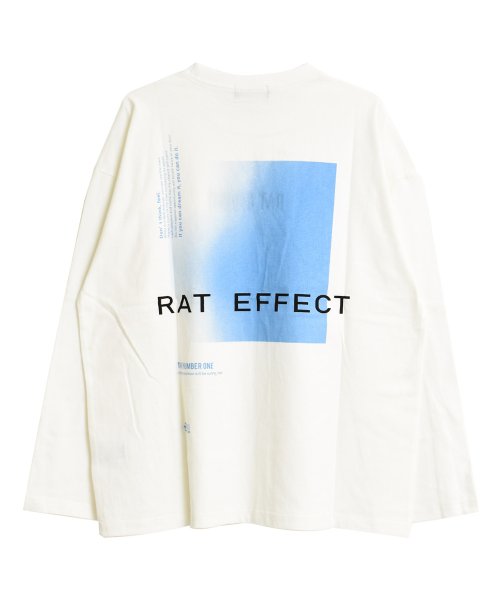 RAT EFFECT(ラット エフェクト)/グラデーションプリントロングTシャツ/img14