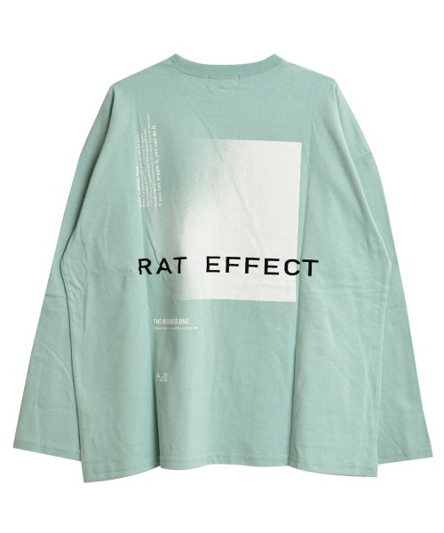 RAT EFFECT(ラット エフェクト)/グラデーションプリントロングTシャツ/img16