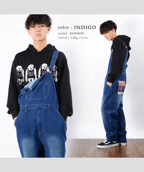 1111clothing(ワンフォークロージング)/スウェット オーバーオール メンズ レディース サロペット つなぎ オールインワン サスペンダーパンツ スウェットパンツ 韓国 ファッション 春 ペアルック カ/img16