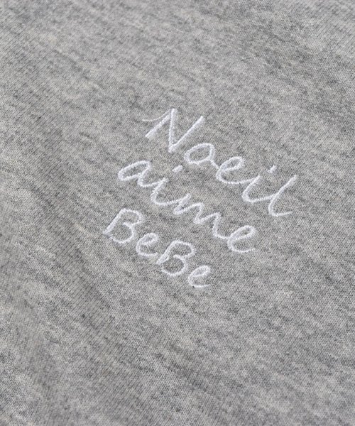 Noeil aime BeBe(ノイユ　エーム　べべ)/ミニ 裏毛 ドルマン シルエット パーカー (90~130cm)/img09