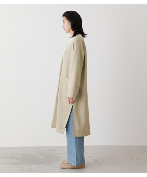 AZUL by moussy(アズールバイマウジー)/ECO SUEDE COLLARLESS COAT/img14