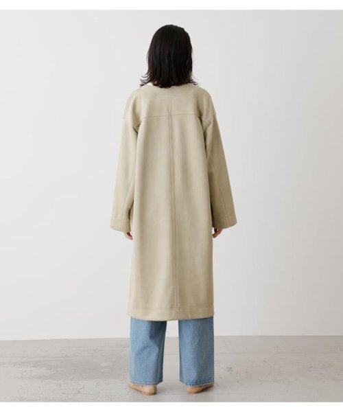 AZUL by moussy(アズールバイマウジー)/ECO SUEDE COLLARLESS COAT/img15