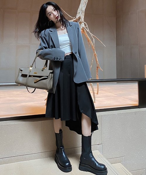 セール アシンメトリープリーツスカート 韓国ファッション ガーリードール Girly Doll Magaseek セール アシンメトリープリーツスカート 韓国ファッション ガーリードール Girly Doll Magaseek
