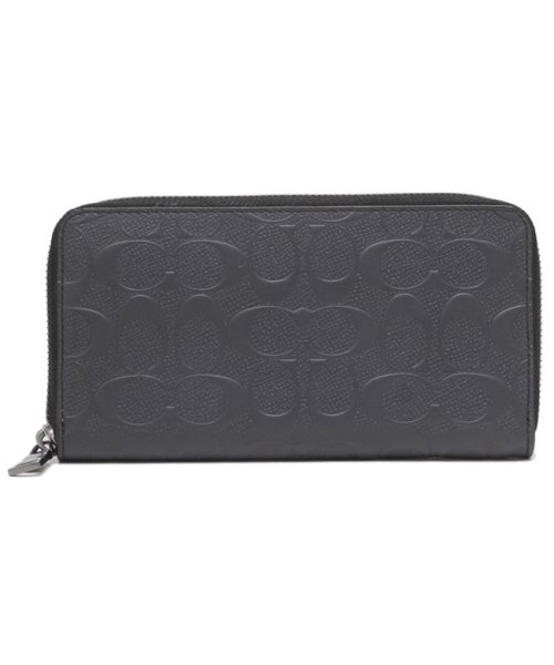 コーチ 長財布 シグネチャー ネイビー メンズ レディース Coach 58427 Mid 503827038 コーチ Coach Magaseek