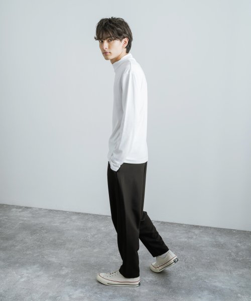 クーポン開催中 ロングtシャツ メンズ レディース ハイネック 長袖 モックネック 綿 コットン カジュアル シンプル ボトル タートル 重ね着 レイヤード 9859 ロッキーモンロー Rocky Monroe Magaseek