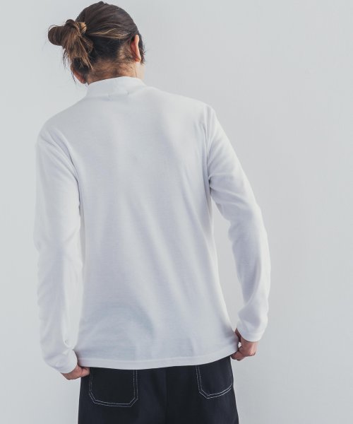 クーポン ロングtシャツ メンズ レディース ハイネック 長袖 モックネック 綿 コットン カジュアル シンプル ボトル タートル 重ね着 レイヤード 9859 ロッキーモンロー Rocky Monroe Magaseek