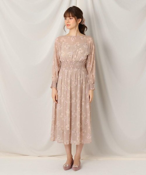 シアーチューリップ柄前後2wayワンピース Mentorservicing Com