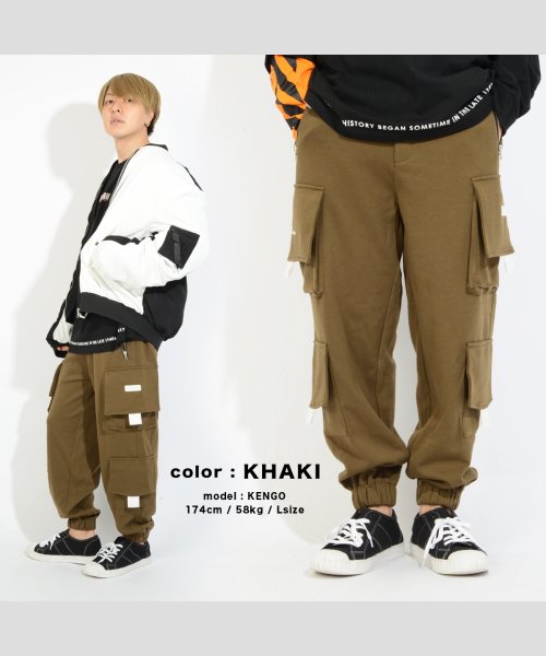 セール スウェット カーゴパンツ メンズ カーゴパンツ レディース スウェットパンツ ジョガーパンツ ゆったり スウェットカーゴパンツ ビッグポケット 韓国 ファッショ ワンフォークロージング 1111clothing Magaseek