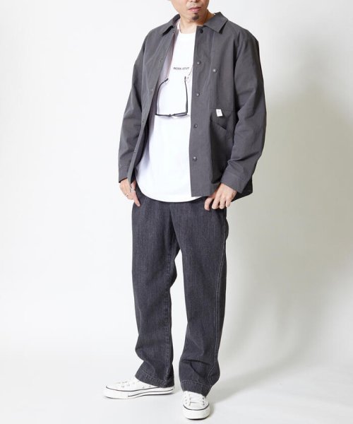 WORK ABOUT(WORK ABOUT)/【WORK ABOUT/ワークアバウト】　PARKMAN JACKET カバーオール リップストップ/img40