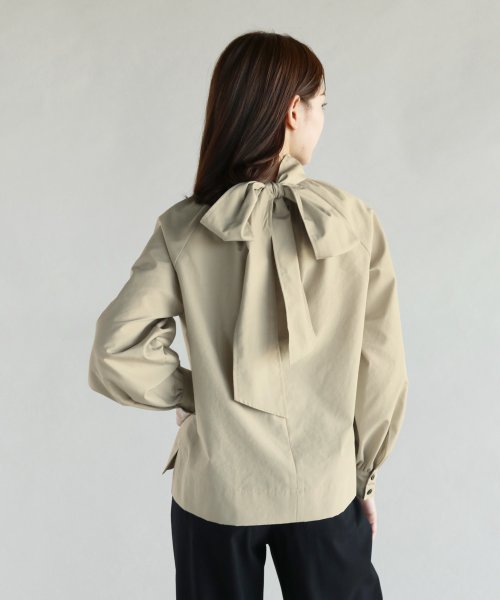 セール 50 Off Resil 手洗い可 バックリボンブラウス ラシュッド Lasud Magaseek