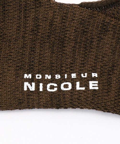 MONSIEUR NICOLE(ムッシュニコル)/カノコステップインソックス/img01