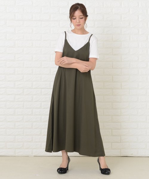 キャミカジュアルロングワンピース レースレディース Lace Ladies Magaseek