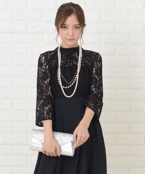 Lace Ladies(レースレディース)/フィッシュテール レース袖 ワンピースドレス/img13