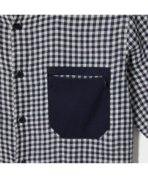 ＡＩＧＬＥ MEN(エーグル　メンズ)/吸水速乾 チェックポケット 半袖シャツ/img19