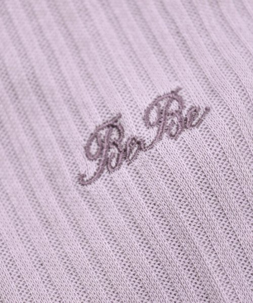 BeBe(ベベ)/プチ フリル ネック ハリヌキ スムース Tシャツ（90～150cm）/img08
