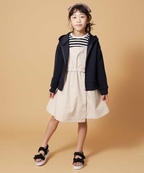 a.v.v(KID'S)(アー・ヴェ・ヴェキッズ)/[100－130]ボーダードッキングワンピース[WEB限定サイズ]/img07