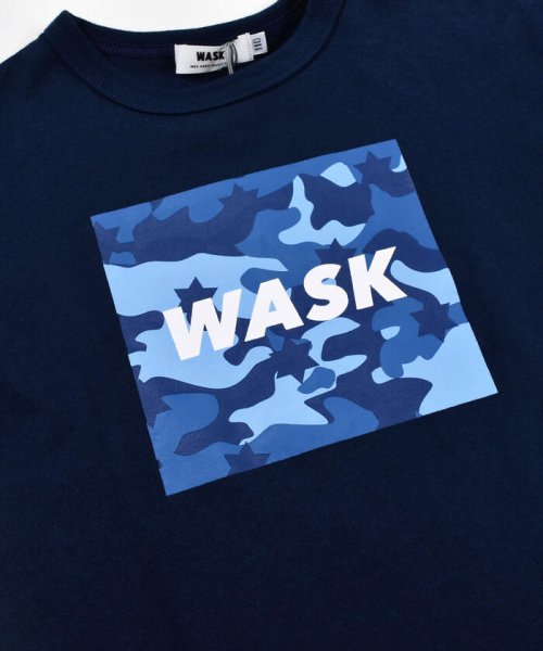 WASK(ワスク)/BOXロゴ 半袖 Tシャツ  ＋長袖 ロンT セット (100~160cm)/img10