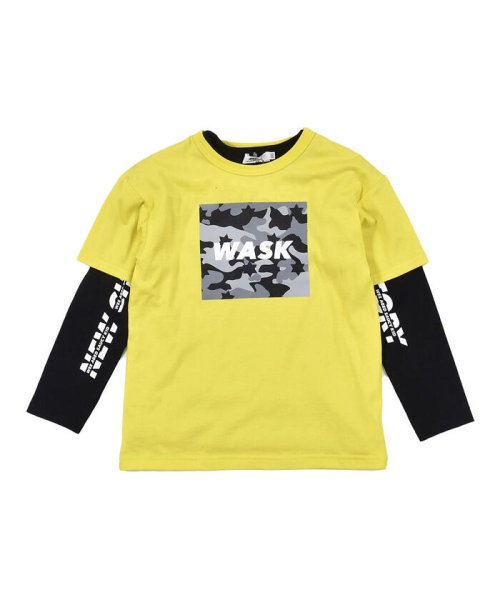 WASK(ワスク)/BOXロゴ 半袖 Tシャツ  ＋長袖 ロンT セット (100~160cm)/img11