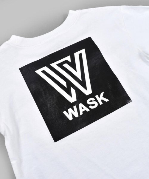 WASK(ワスク)/BOXロゴ ワイド 長袖 Tシャツ (100~160cm)/img09
