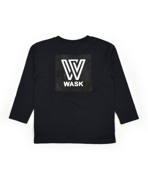 WASK(ワスク)/BOXロゴ ワイド 長袖 Tシャツ (100~160cm)/img11