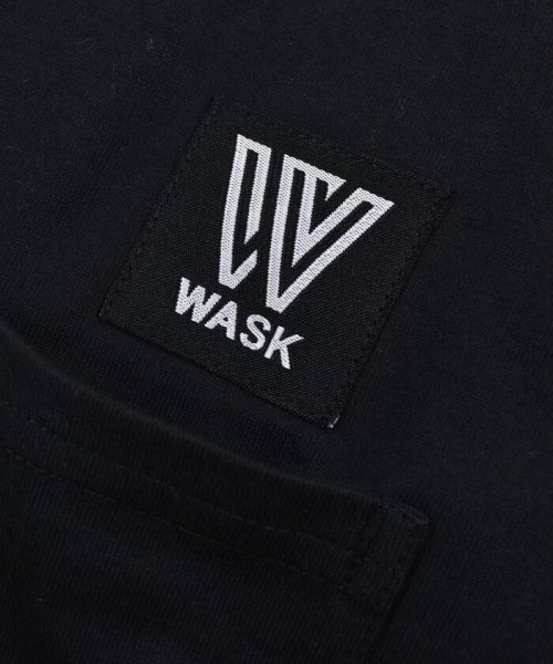 WASK(ワスク)/BOXロゴ ワイド 長袖 Tシャツ (100~160cm)/img13