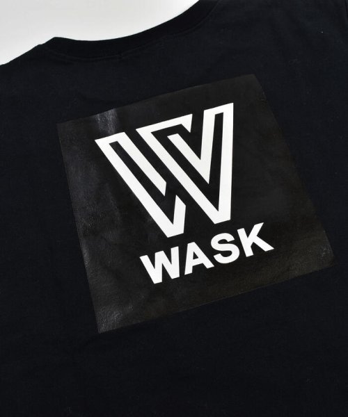 WASK(ワスク)/BOXロゴ ワイド 長袖 Tシャツ (100~160cm)/img15