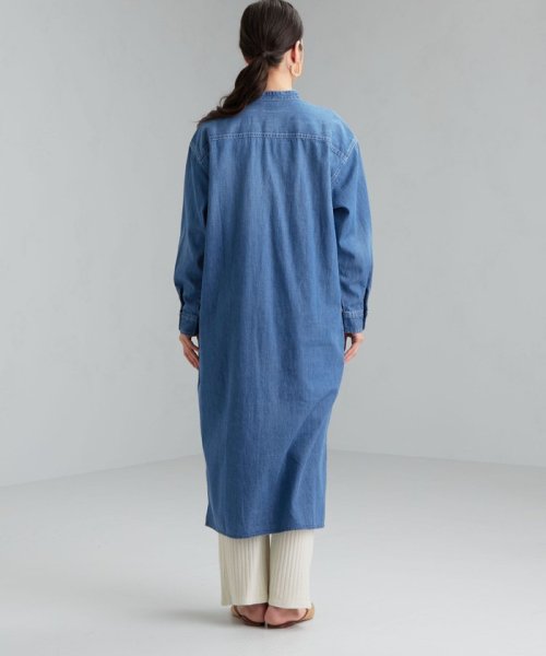 別注 リー Sc Lee Glr デニム シャツ ワンピース グリーンレーベルリラクシング Green Label Relaxing Magaseek