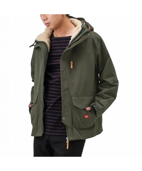 MAC HOUSE(men)(マックハウス（メンズ）)/Dickies ディッキーズ ボアベスト3WAYパーカー 0540－1608/img09