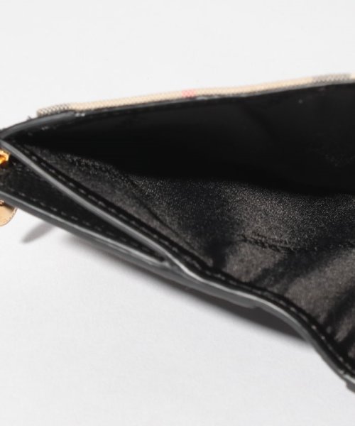 BURBERRY(バーバリー)/【BURBERRY】Vintage Check & Grainy Leather Folding Wallet 三つ折り財布 バーバリー 802611/img04