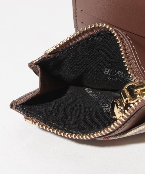 BURBERRY(バーバリー)/【BURBERRY】Vintage Check & Grainy Leather Folding Wallet 三つ折り財布 バーバリー 8026116/img05