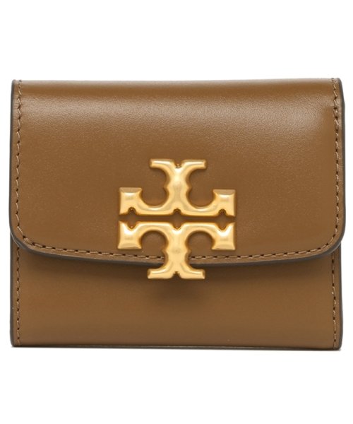 トリーバーチ 三つ折り財布 エレノア ミニ財布 ブラウン レディース Tory Burch 909 トリーバーチ Tory Burch Magaseek