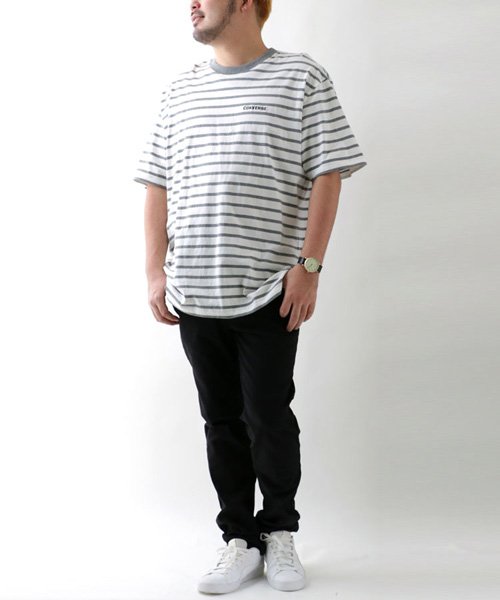 MARUKAWA(大きいサイズのマルカワ)/【CONVERSE】コンバース Tシャツ 大きいサイズ ボーダー 半袖  ティーシャツ アメカジ カジュアル/img07