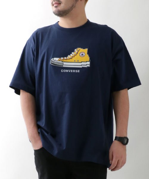 MARUKAWA(大きいサイズのマルカワ)/【CONVERSE】コンバース Tシャツ 大きいサイズ シューズ 半袖 ティーシャツ スニーカー ブロック アメカジ カジュアル/img16