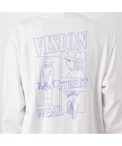 MAC HOUSE(men)(マックハウス（メンズ）)/VISION STREET WEAR ヴィジョンストリートウェア ガールイラストロングスリーブTシャツ 1305009Z/img12