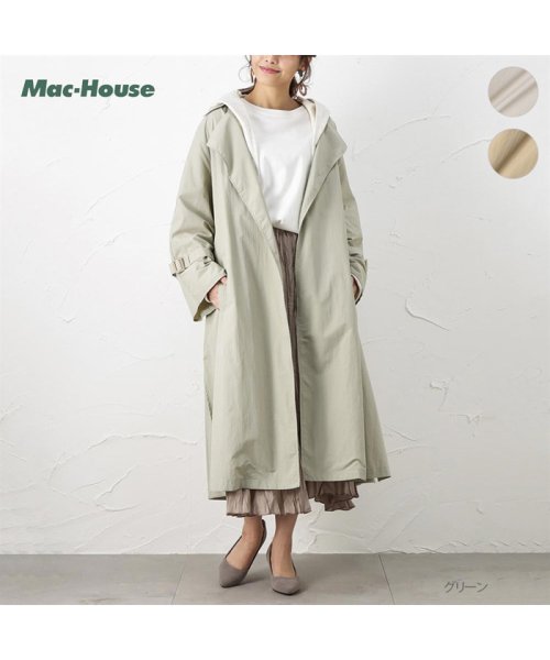 MAC HOUSE(women)(マックハウス（レディース）)/NAVY ネイビー ライナー付きトレンチアンサンブル 126611103/img02