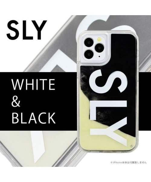SLY(スライ)/iphone ケース iphone12mini スマホケース iPhone 12 mini スライ SLY ネオンサンドケース logo アイフォンケース/img02
