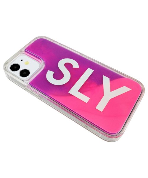 SLY(スライ)/iphone ケース iphone12mini スマホケース iPhone 12 mini スライ SLY ネオンサンドケース logo アイフォンケース/img07