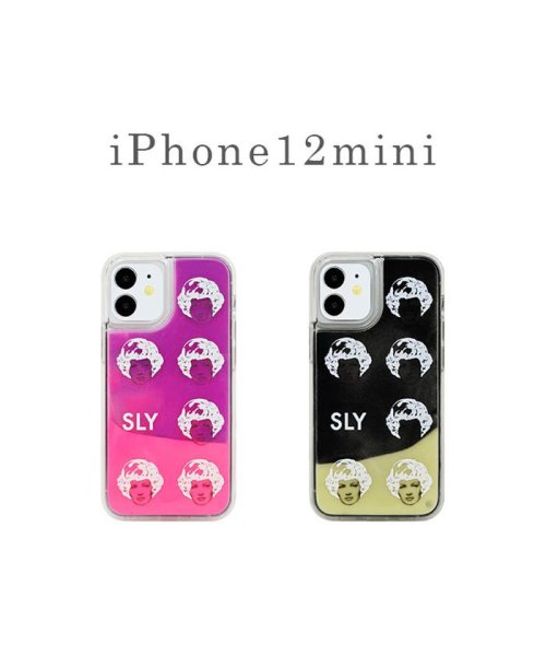 SLY(スライ)/iphone ケース iPhone12mini スマホケース iPhone 12 mini スライ SLY ネオンサンドケース face アイフォンケース/img01