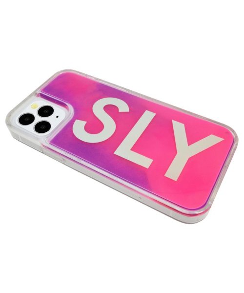 SLY(スライ)/iphone ケース iphone12 12pro スマホケース iPhone12 iPhone12Pro スライ SLY ネオンサンドケース logo/img07