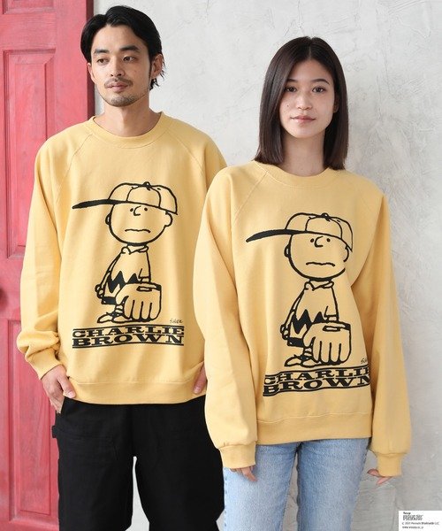 ALWAYS GOOD TIME NEW BASIC STORE(オールウェイグッドタイムニューベーシックストア)/【PEANUTS × sportswear】コラボ プリントクラシックスウェット/トレーナー/img01