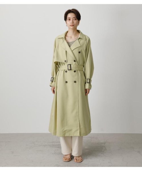 AZUL by moussy(アズールバイマウジー)/SINGLE FLAP TRENCH COAT/img04