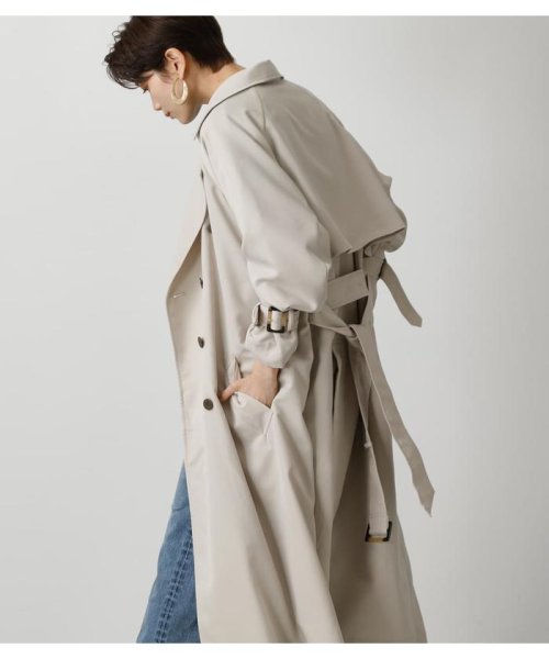 AZUL by moussy(アズールバイマウジー)/SINGLE FLAP TRENCH COAT/img10