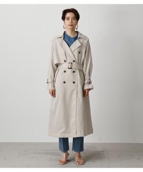 AZUL by moussy(アズールバイマウジー)/SINGLE FLAP TRENCH COAT/img13