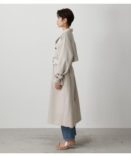 AZUL by moussy(アズールバイマウジー)/SINGLE FLAP TRENCH COAT/img14