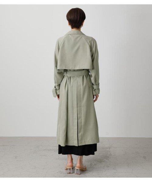 AZUL by moussy(アズールバイマウジー)/SINGLE FLAP TRENCH COAT/img24