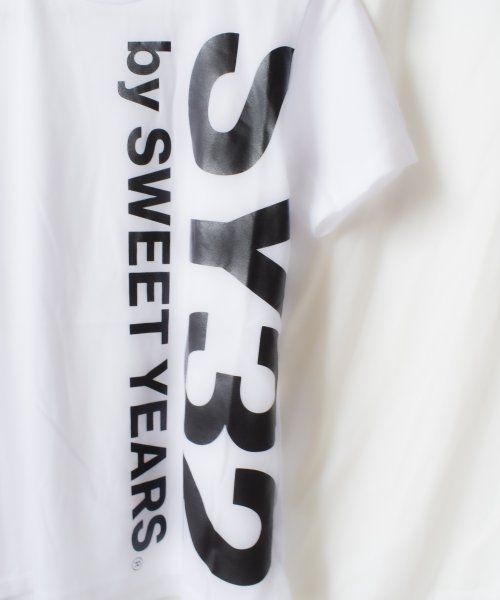 ar/mg(エーアールエムジー)/【73】【TNS1727J】【TNS1727RE】【it】【SY32 by SWEET YEARS】VERTICAL LOGO TEE/img03