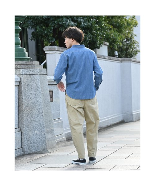 MAC HOUSE(men)(マックハウス（メンズ）)/NAVY ネイビー NAVY JEANS デニムワークシャツ NJT－S－M003/img02