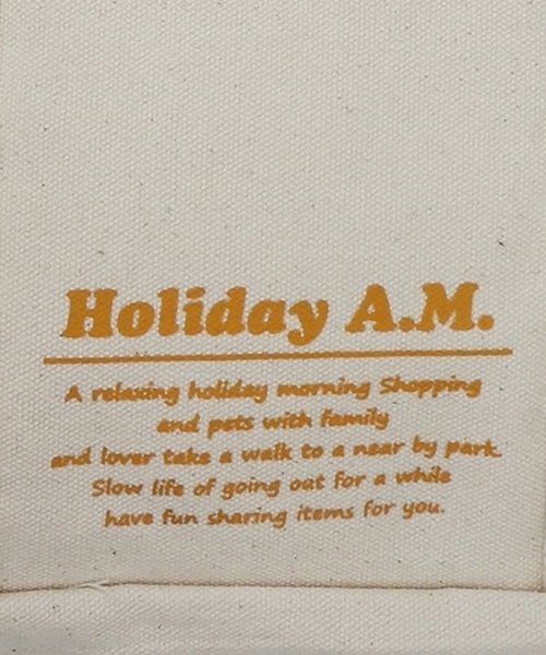Holiday A.M.(ホリデーエーエム)/バッグ ショルダーバッグ トートバッグ レディース メンズ 2WAY キャンバス 帆布 HolidayA.M./img14