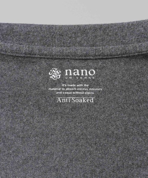 nano・universe(ナノ・ユニバース)/《汗染み防止》Anti Soaked ヘビークルーネックビッグTシャツ/img07